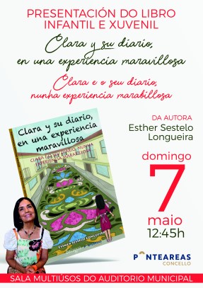 Esther Sestelo Longueira enxalza o Corpus e as alfombras florais de Ponteareas no seu novo libro